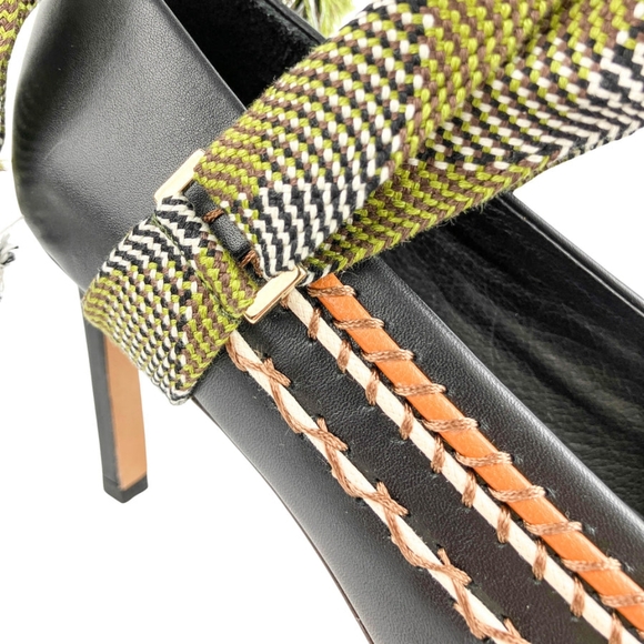 Sz 35, 38 and 38.5 NIB $620 Ulla Johnson Salma ribbon heels - Picture 6 of 11